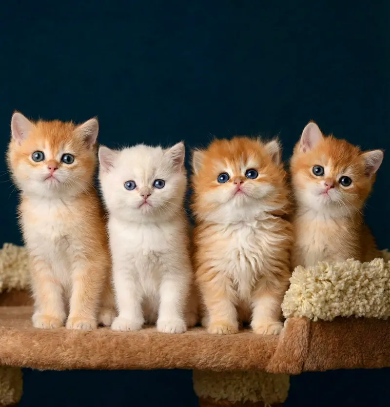 British Shorthair Golden ve Longhair yavrular